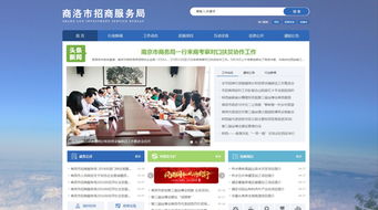 商洛市招商服務局 咨詢 旅游 生活 醫療 企業宣傳 案例展示 硅峰網絡 網站設計 軟件開發 微信建設,西安最專業的企業信息化建設網絡公司